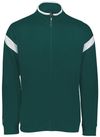 Am image of a Custom Holloway Limitless Jacket in Dark Green/White!