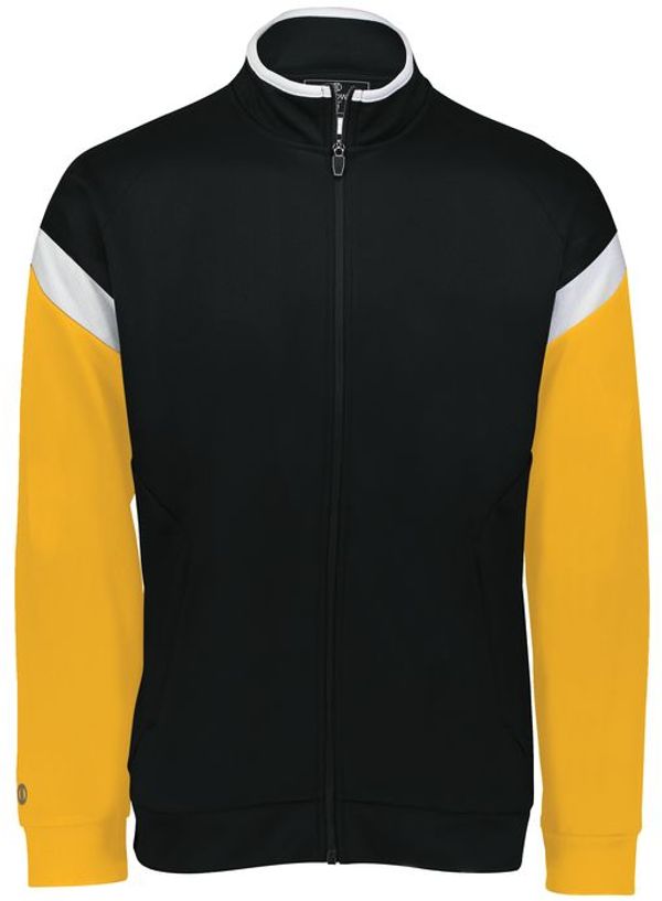 An image of a Custom Holloway Limitless Jacket in Black/White/Gold!