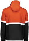 Am image of a Custom Holloway Turnabout Reversible Jacket in Orange/Black!