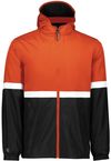 Am image of a Custom Holloway Turnabout Reversible Jacket in Orange/Black!