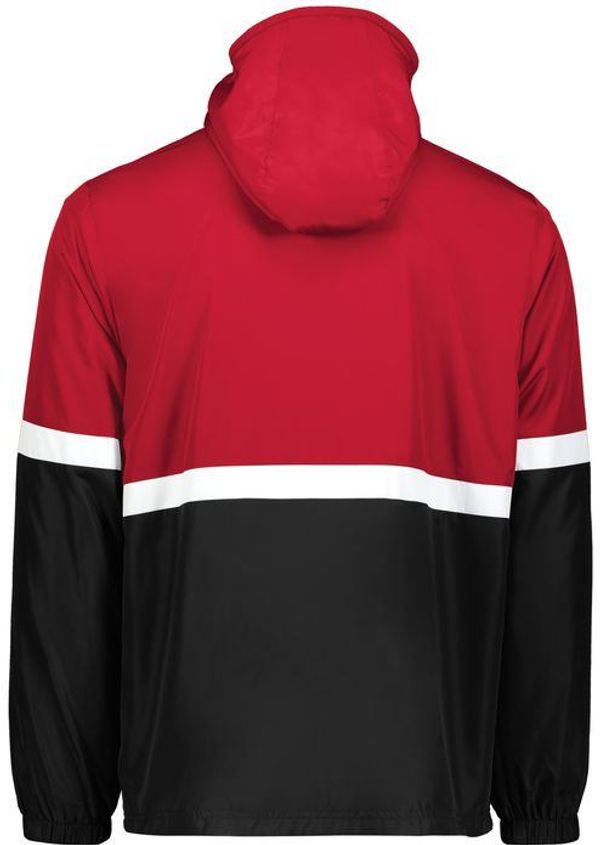 An image of a Custom Holloway Turnabout Reversible Jacket in Scarlet/Black!