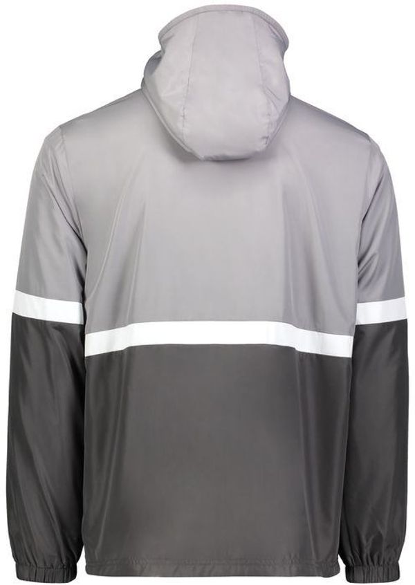 Am image of a Custom Holloway Turnabout Reversible Jacket in Athletic Grey/Carbon!