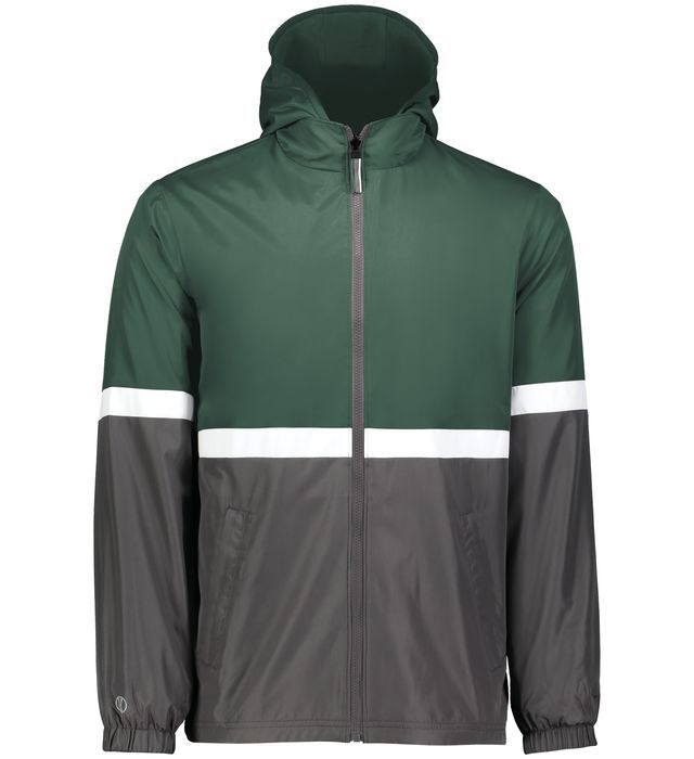 Holloway Turnabout Reversible Jacket in Dark Green/Carbon