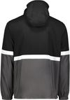 Am image of a Custom Holloway Youth Turnabout Reversible Jacket in Black/Carbon!