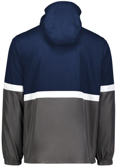 Am image of a Custom Holloway Turnabout Reversible Jacket in Navy/Carbon!