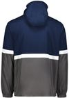 Am image of a Custom Holloway Turnabout Reversible Jacket in Navy/Carbon!