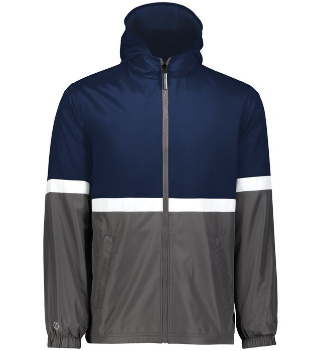 Holloway Turnabout Reversible Jacket in Navy/Carbon
