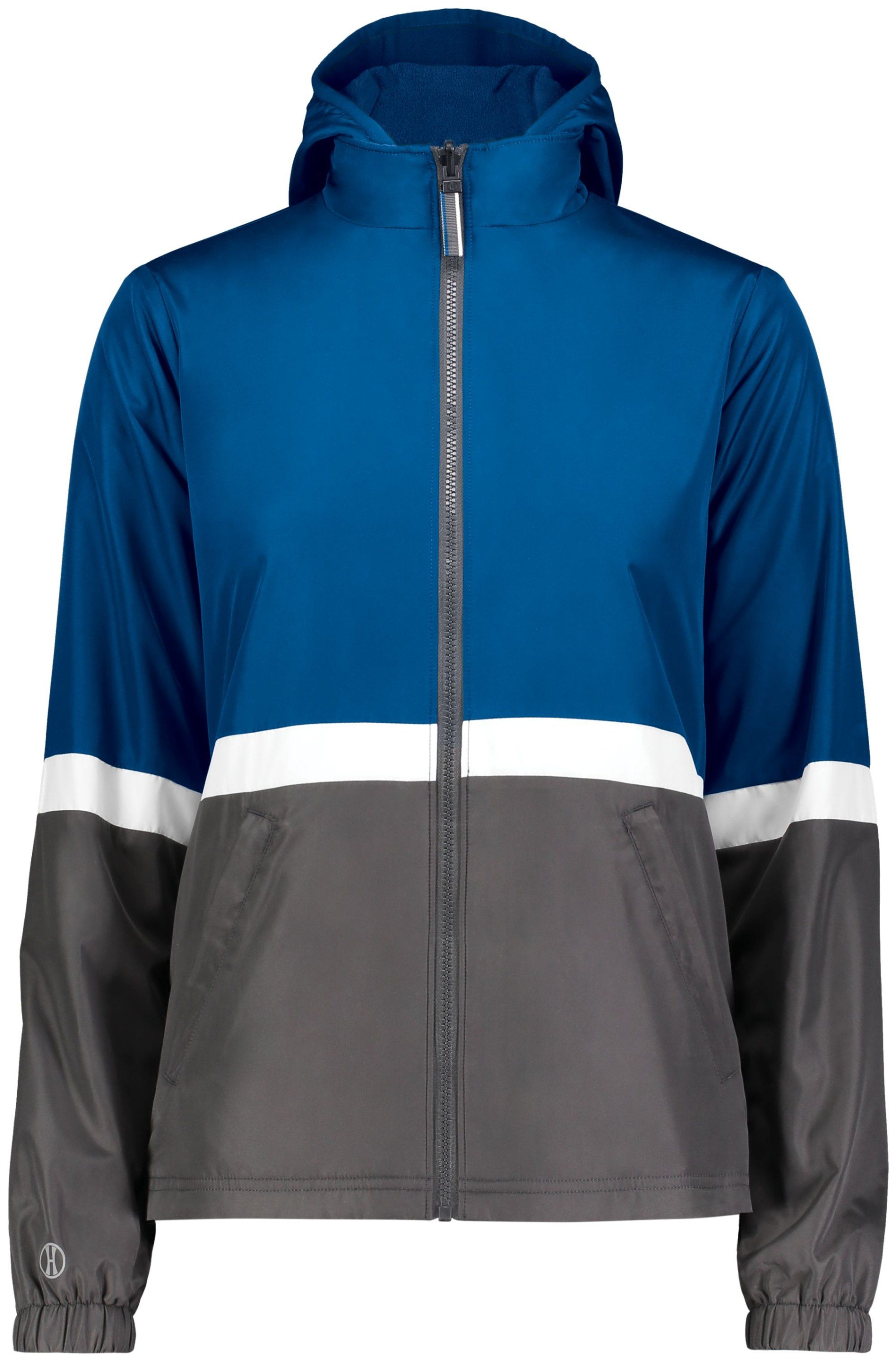 Holloway Ladies Turnabout Reversible Jacket in Royal/Carbon