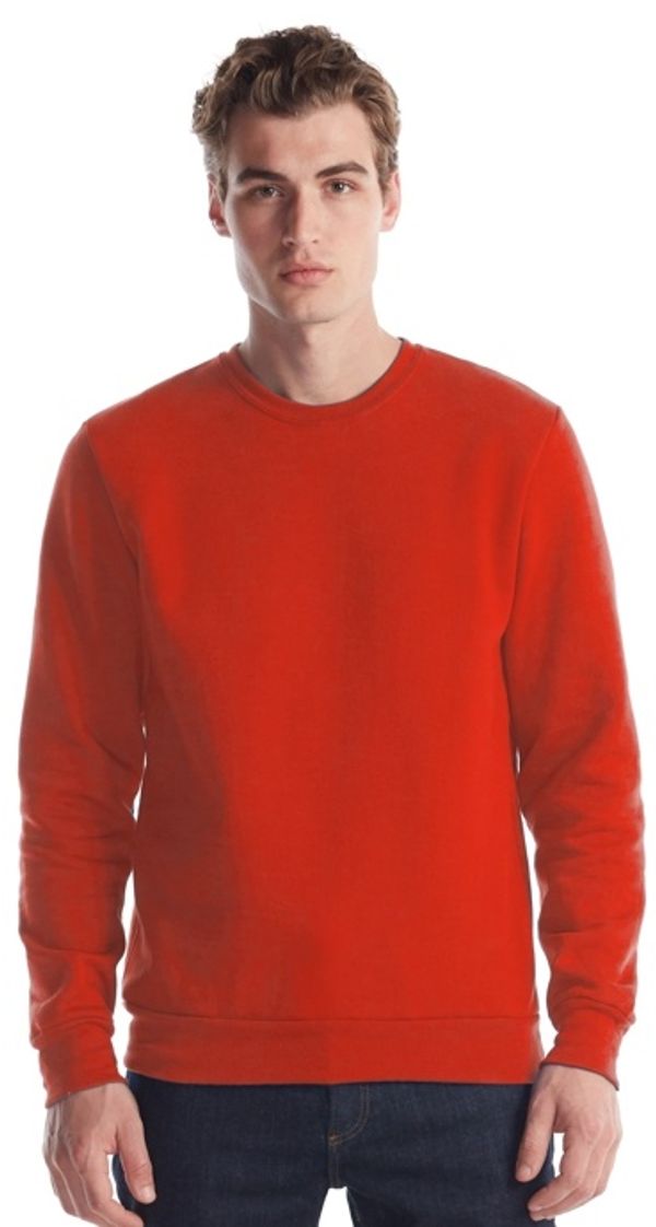 Am image of a Custom Jerico Crewneck Sweatshirt in Red!