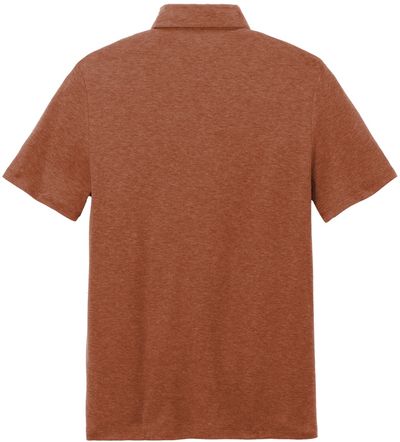 Am image of a Custom Ogio Command Polo in Deep Rust!