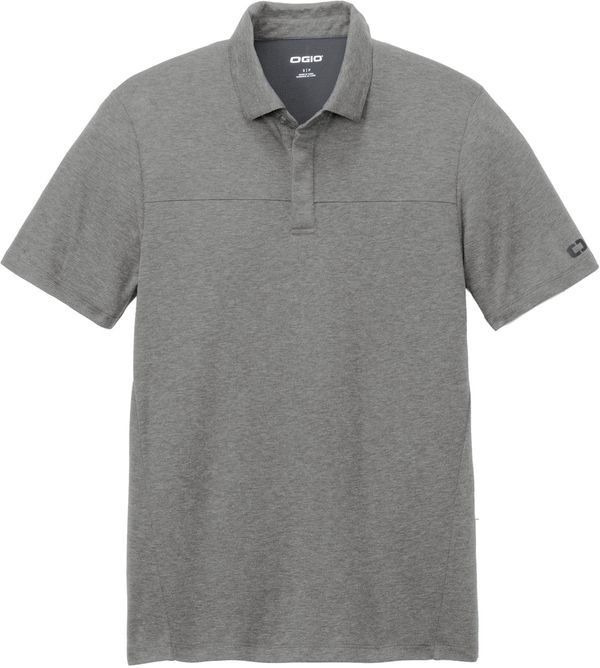Am image of a Custom Ogio Command Polo in Gear Grey!