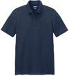 Am image of a Custom Ogio Command Polo in River Blue Navy!