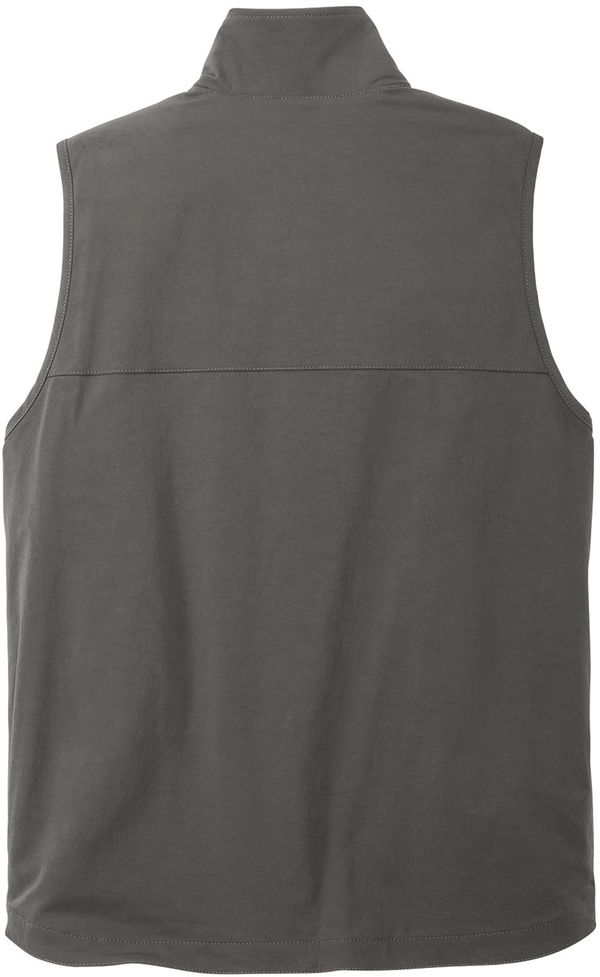 Am image of a Custom Carhartt Super Dux Soft Shell Vest in Gravel!