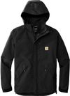 Am image of a Custom Carhartt Storm Defender Shoreline Jacket in Black!