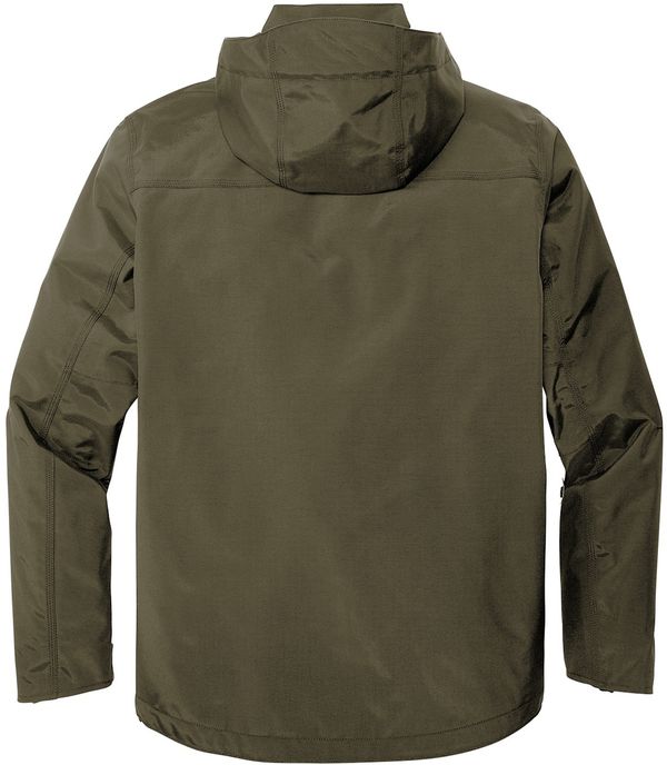 Am image of a Custom Carhartt Storm Defender Shoreline Jacket in Moss!
