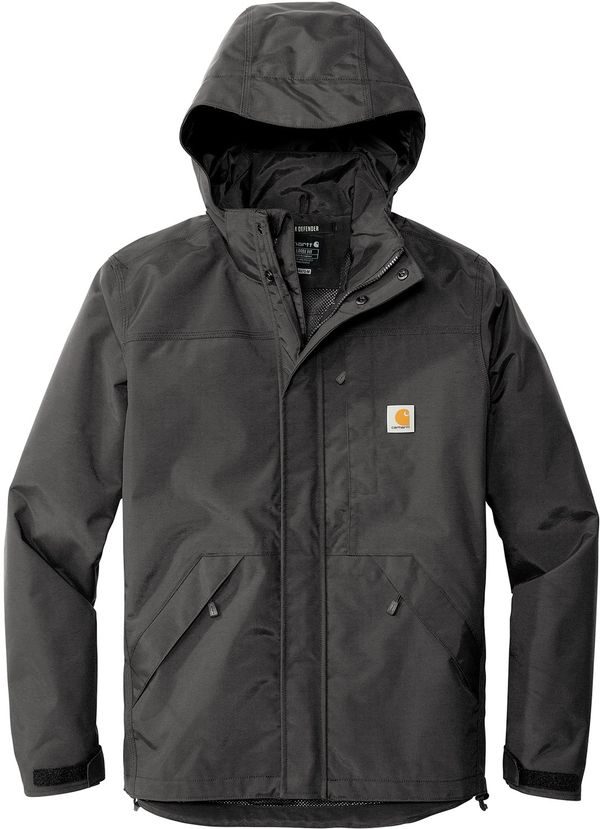 Am image of a Custom Carhartt Storm Defender Shoreline Jacket in Shadow Grey!