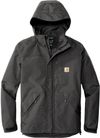 Am image of a Custom Carhartt Storm Defender Shoreline Jacket in Shadow Grey!