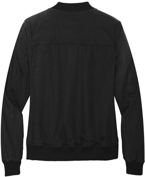 Am image of a Custom Carhartt Women’s Rugged Flex Crawford Jacket in Black!