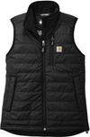 Am image of a Custom Carhartt Womens Gilliam Vest in Black!