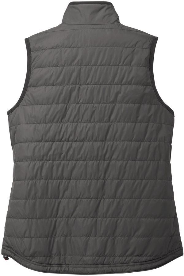 Am image of a Custom Carhartt Womens Gilliam Vest in Shadow Grey!