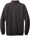 Am image of a Custom Carhartt Midweight Quarter Zip Mock Neck Sweatshirt in Carbon Heather!