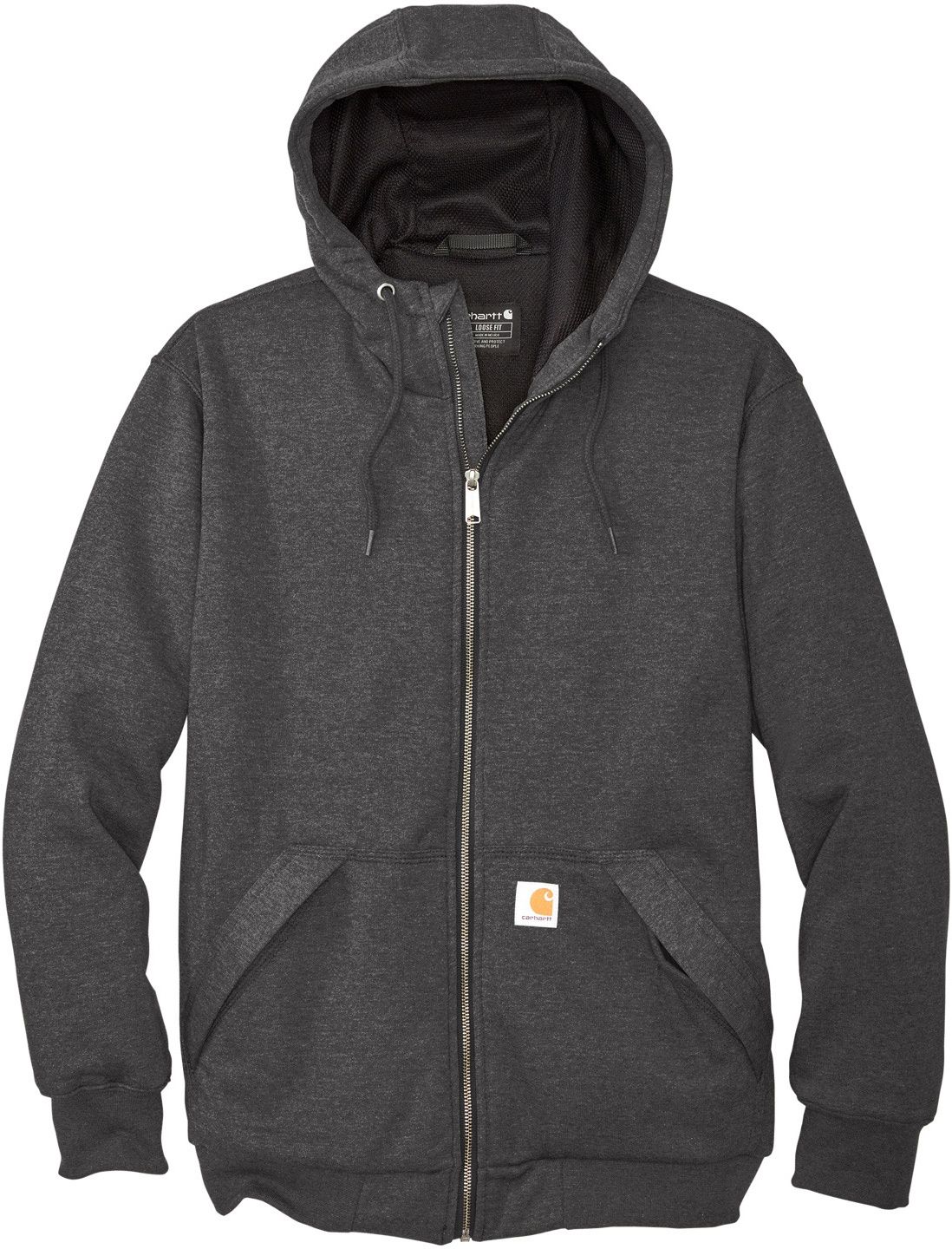 Carhartt® Midweight Thermal Lined Full Zip Sweatshirt in Carbon Heather