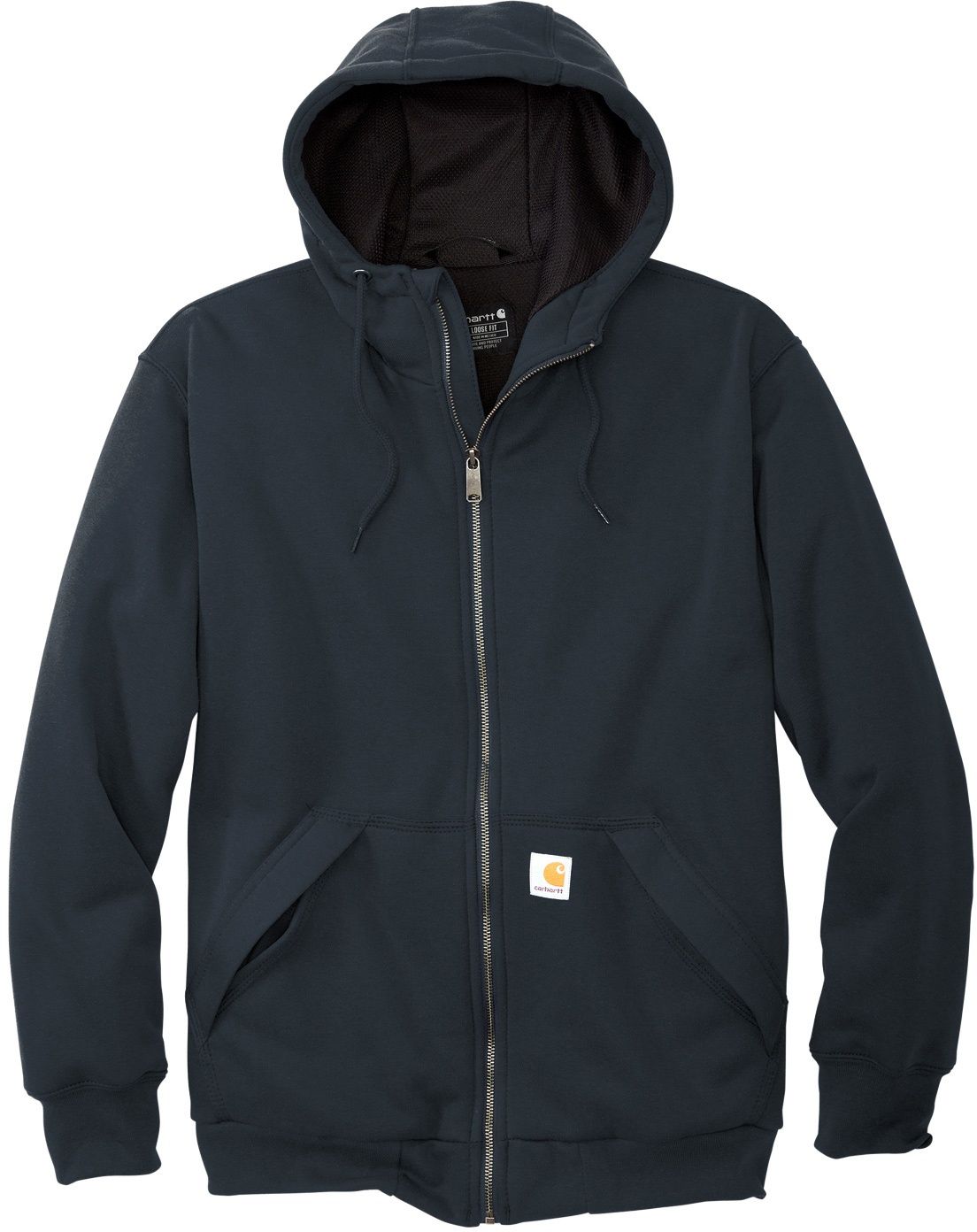 Carhartt® Midweight Thermal Lined Full Zip Sweatshirt in New Navy