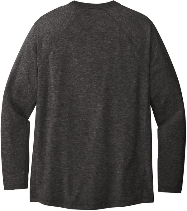 Am image of a Custom Carhartt Force Long Sleeve Pocket TShirt in Carbon Heather!