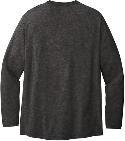 Am image of a Custom Carhartt Force Long Sleeve Pocket TShirt in Carbon Heather!