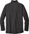 Am image of a Custom Carhartt Force Quarter Zip Long Sleeve TShirt in Carbon Heather!