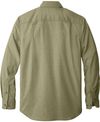 Am image of a Custom Carhartt Force Solid Long Sleeve Shirt in Burnt Olive!