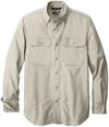 Am image of a Custom Carhartt Force Solid Long Sleeve Shirt in Steel!