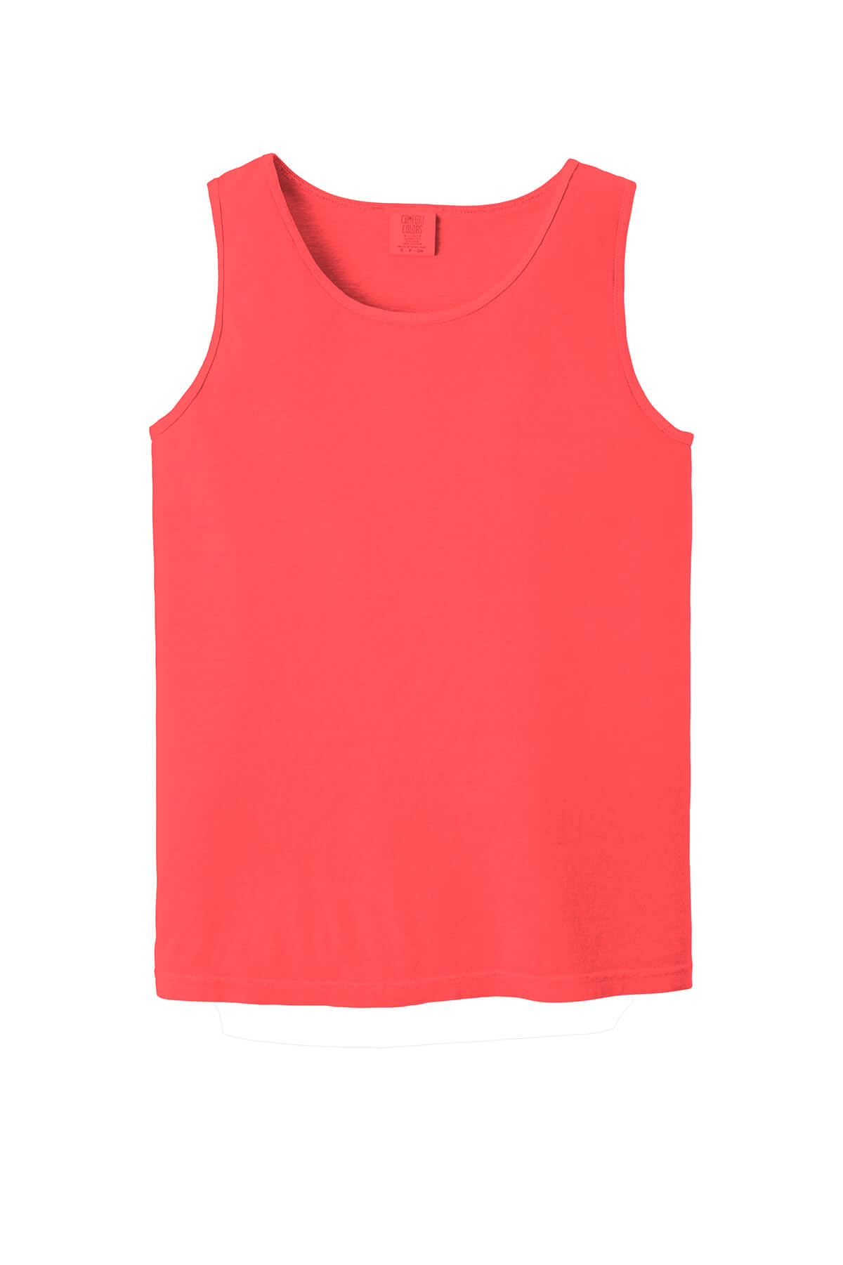 Comfort Colors Heavyweight Ring Spun Tank Top in Neon Red Orange