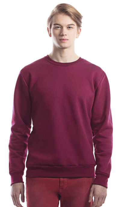 Jerico Crewneck Sweatshirt in Maroon