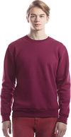 Am image of a Custom Jerico Crewneck Sweatshirt in Maroon!