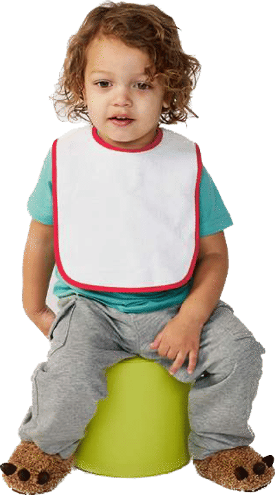 An image of a Custom Rabbit Skins Terry Snap Bib!