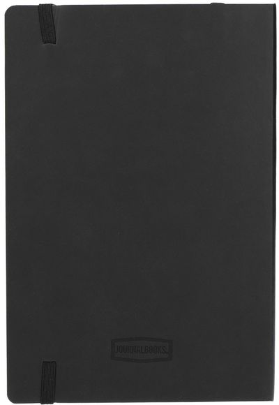 Am image of a Custom Pedova Soft Bound JournalBook in Black!