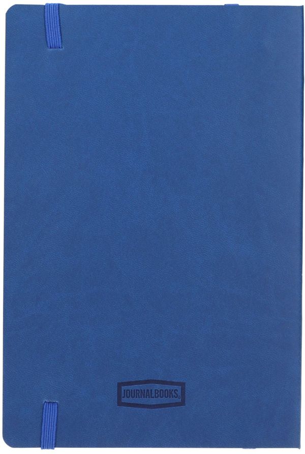 Am image of a Custom Pedova Soft Bound JournalBook in Blue!