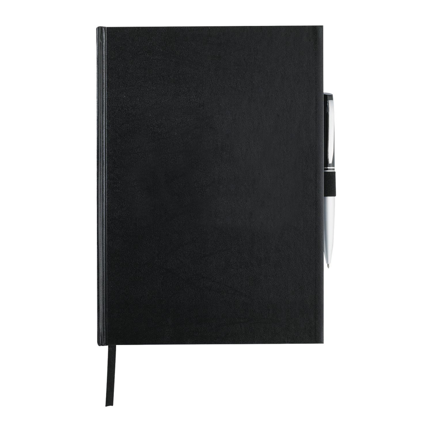 7x10 Inch Executive Large Bound JournalBook in Black