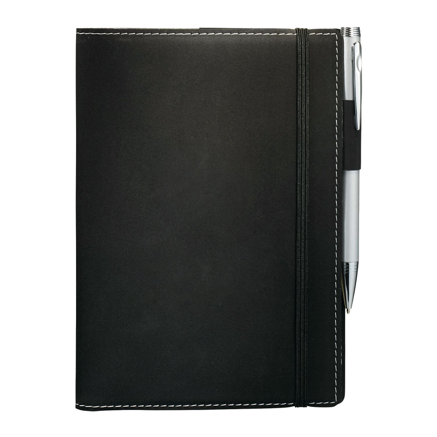 5.25 x 7.5 Inch Revello Refillable JournalBook in Black