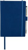 Am image of a Custom 5x7 Inch Revello Soft Bound JournalBook in Blue!