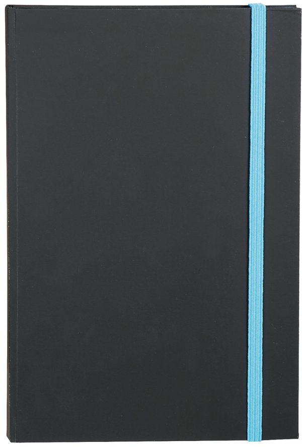 Am image of a Custom 5.5 x 8.5 Inch Color Pop Bound JournalBook in Blue!