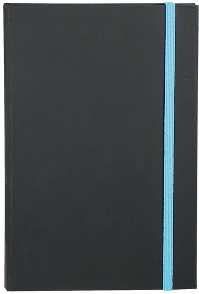 Am image of a Custom 5.5 x 8.5 Inch Color Pop Bound JournalBook in Blue!