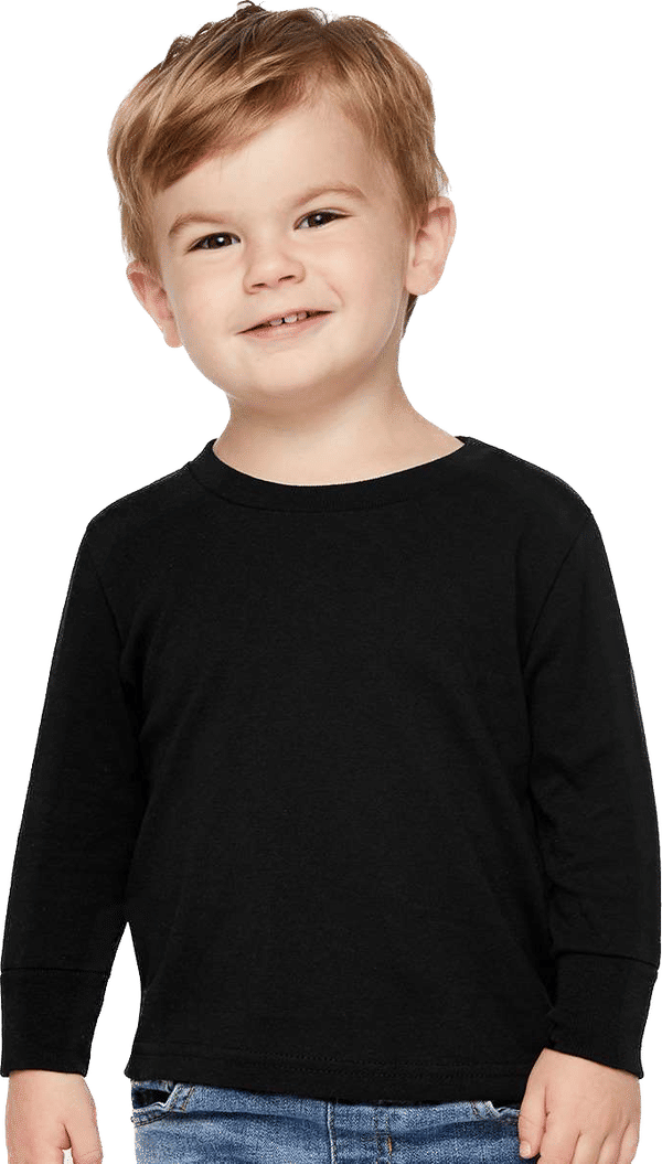 An image of a Custom Rabbit Skins Toddler Long Sleeve T Shirt!