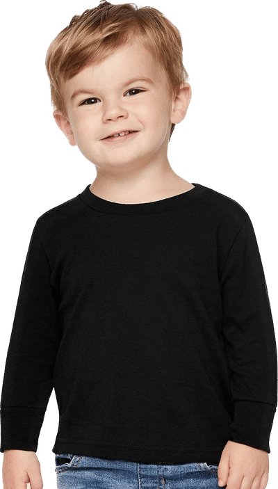 An image of a Custom Rabbit Skins Toddler Long Sleeve T Shirt!