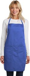 Am image of a Custom Port Authority® Full Length Apron in Faded Blue!