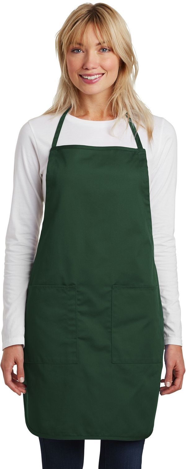 Am image of a Custom Port Authority® Full Length Apron in Hunter!