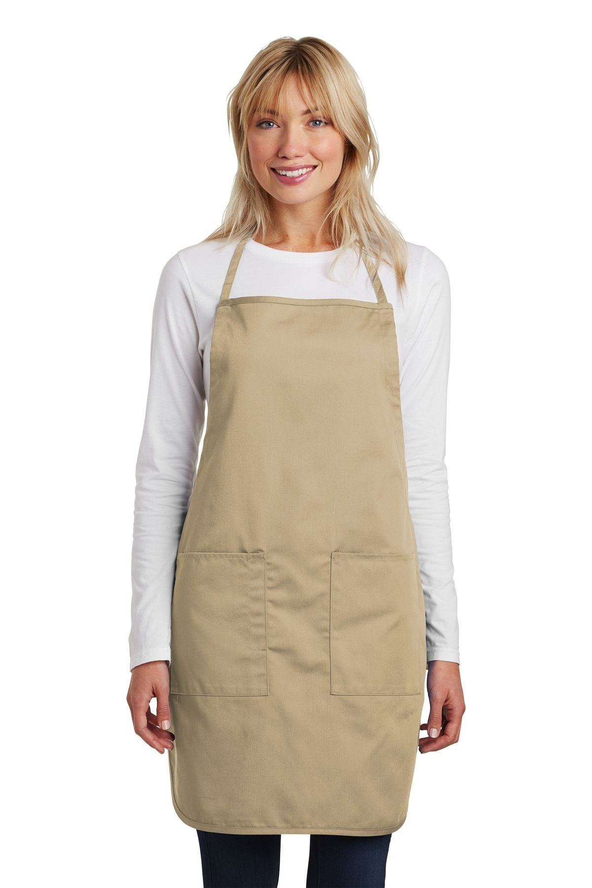 Port Authority® Full Length Apron in Khaki