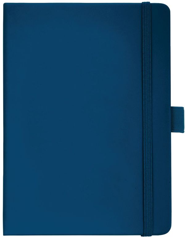 Am image of a Custom 5x7 Inch Vienna Hard Bound JournalBook in Navy!