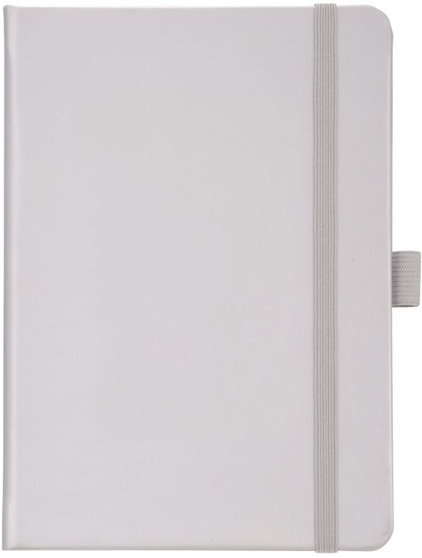 An image of a Custom 5x7 Inch Vienna Hard Bound JournalBook in Silver!